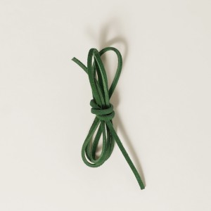 Miu Miu Colored Leather Laces Green