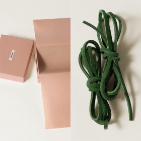 Miu Miu Colored Leather Laces Green