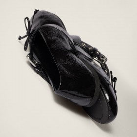 Miu Miu Naplak Ballerinas Black