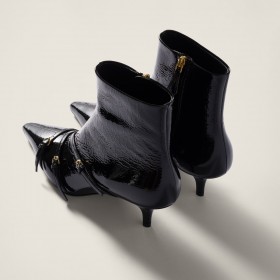 Miu Miu Naplak Booties Black
