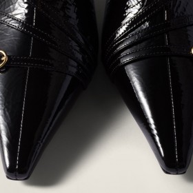 Miu Miu Naplak Booties Black