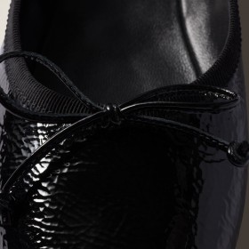 Miu Miu Naplak Leather Ballerinas Black
