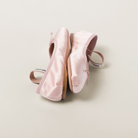 Miu Miu Satin Ballerinas Orchid Pink