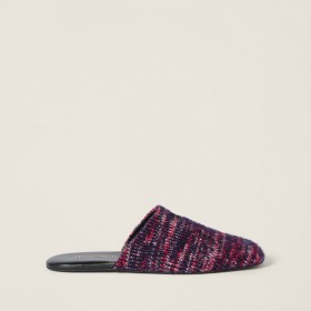 Miu Miu Wool Slippers Coral