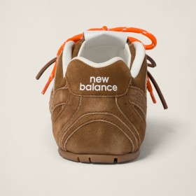 New Balance X Miu Miu 530 SL Suede Sneakers Cinnamon